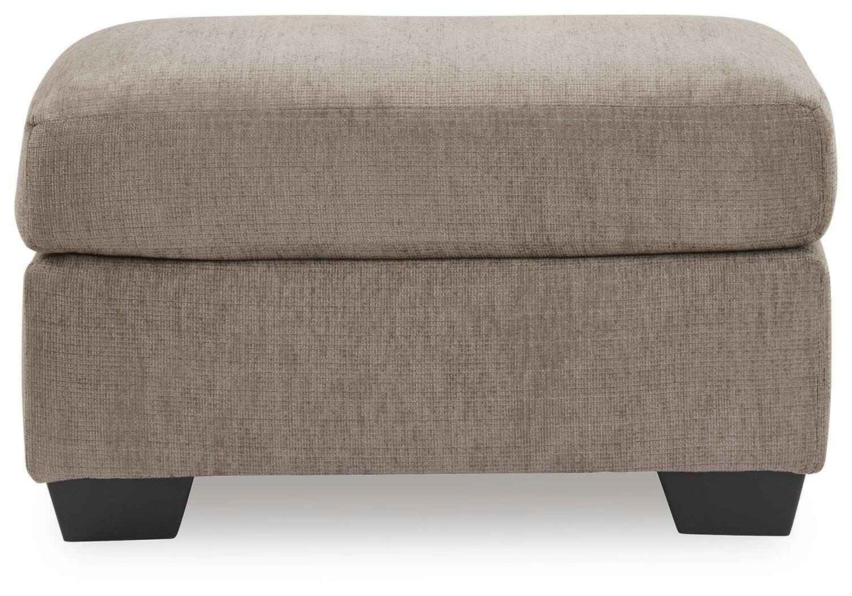 Loreo Truffle Ottoman by Ashley at Eve Furniture