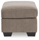 Loreo Truffle Ottoman by Ashley at Eve Furniture