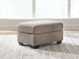 Loreo Truffle Ottoman by Ashley at Eve Furniture