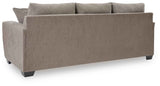 Loreo Truffle Queen Sofa Sleeper by Ashley at Eve Furniture