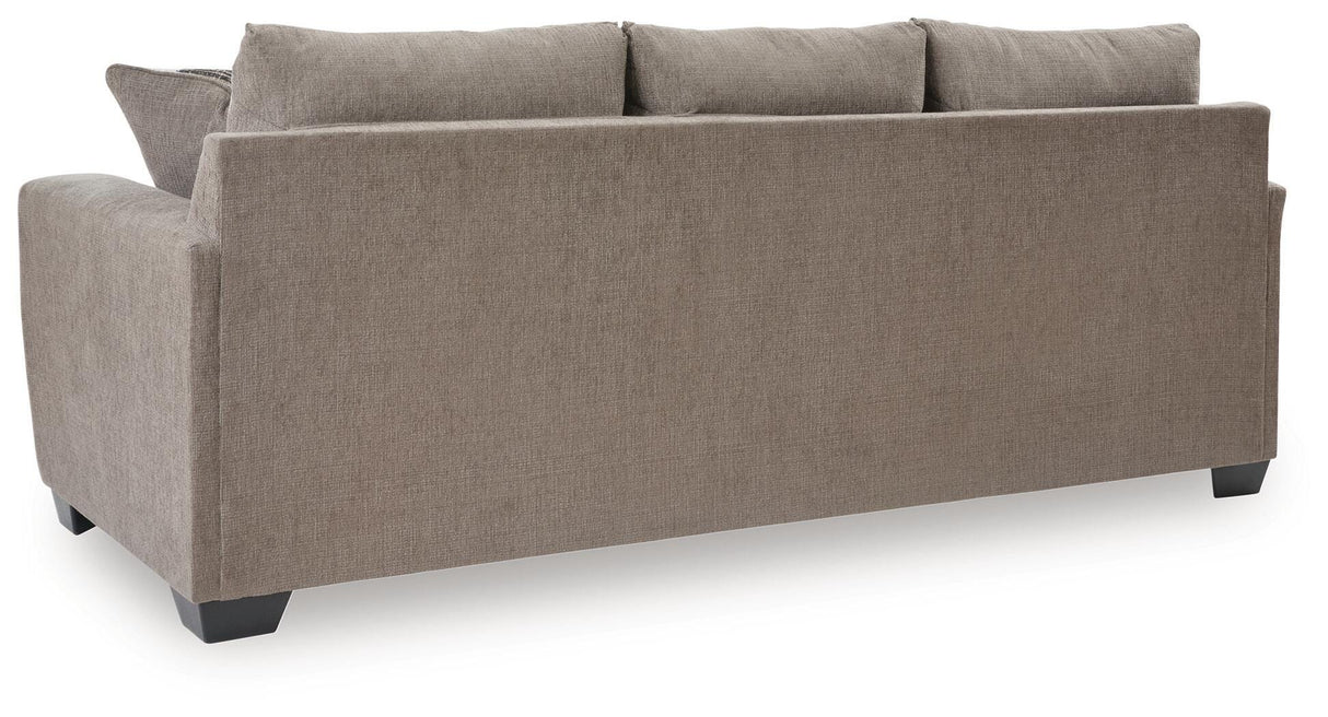 Loreo Truffle Sofa and Loveseat by Ashley at Eve Furniture