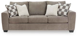 Loreo Truffle Sofa by Ashley at Eve Furniture
