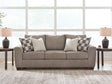 Loreo Truffle Sofa by Ashley at Eve Furniture
