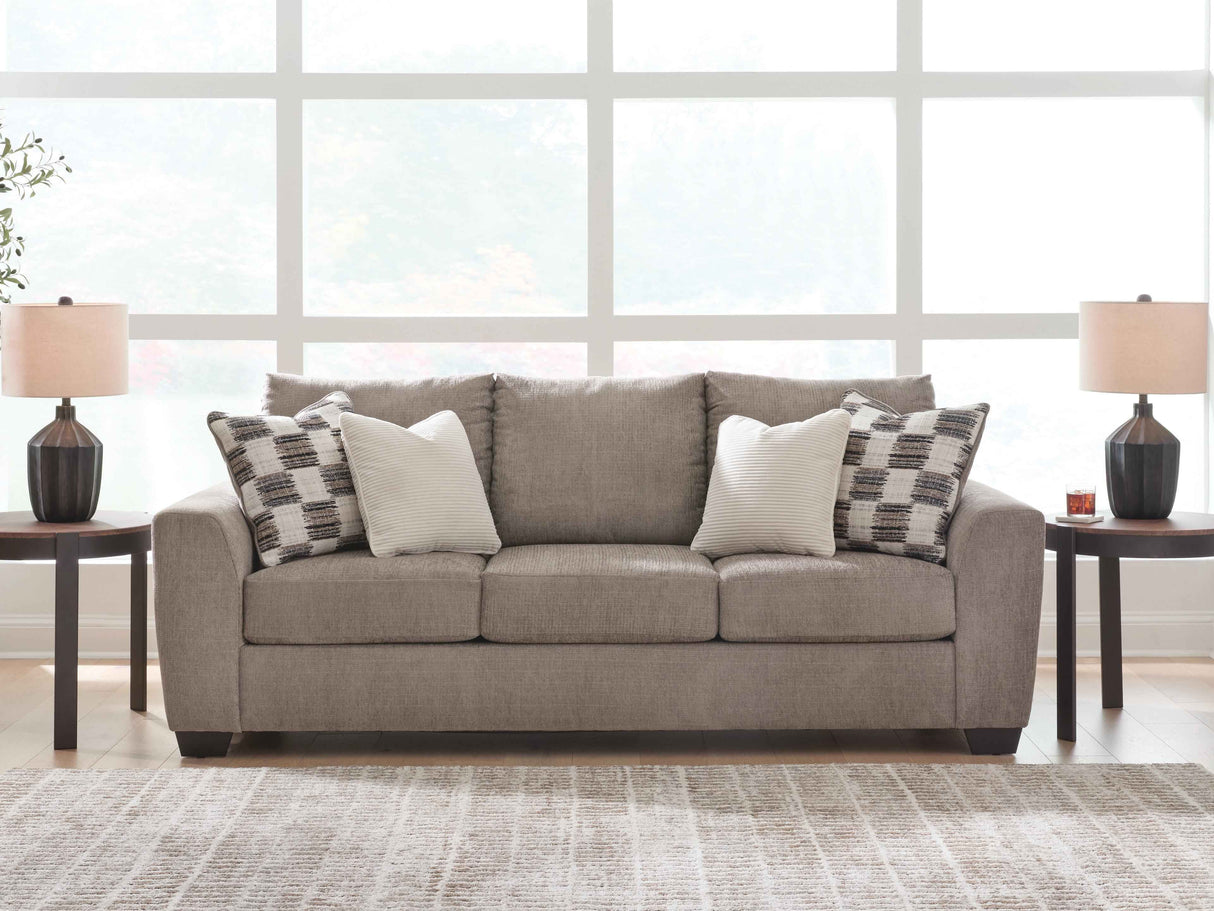 Loreo Truffle Sofa by Ashley at Eve Furniture