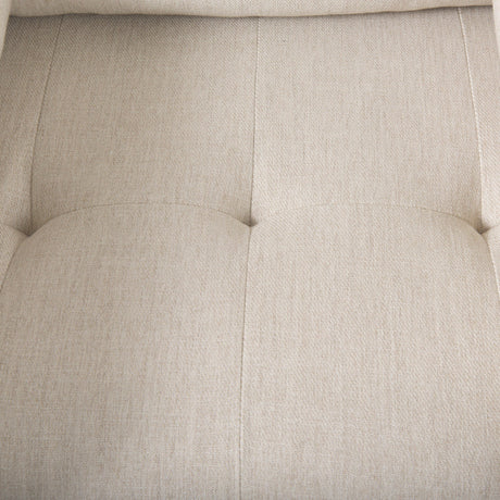 Loretta Cream Fabric Chair W/ Two Bolster Cushions by Mercana at Eve Furniture