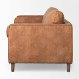Loretta Sofa In Brown by Mercana at Eve Furniture