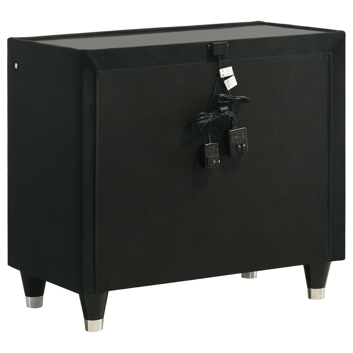 Lorient Black 4-Piece Eastern King Bedroom Set by Coaster at Eve Furniture