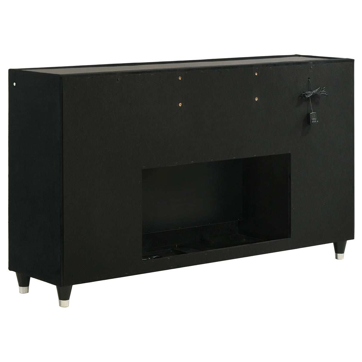 Lorient Black 4-Piece Eastern King Bedroom Set by Coaster at Eve Furniture