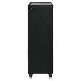 Lorient Black 5-drawer LED Chest of Drawers by Coaster at Eve Furniture