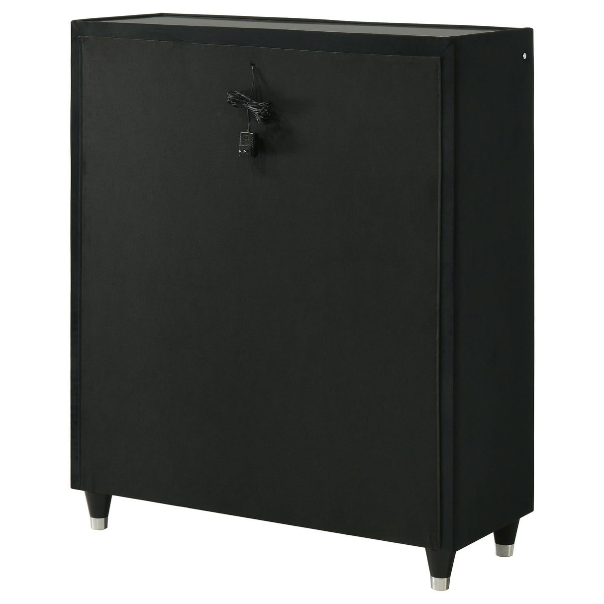 Lorient Black 5-drawer LED Chest of Drawers by Coaster at Eve Furniture