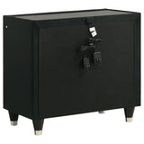 Lorient Black 5-Piece Eastern King Bedroom Set by Coaster at Eve Furniture