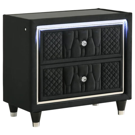 Lorient Black 5-piece Queen Storage Bedroom Set by Coaster at Eve Furniture