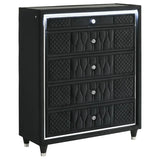 Lorient Black 5-piece Queen Bedroom Set by Coaster at Eve Furniture