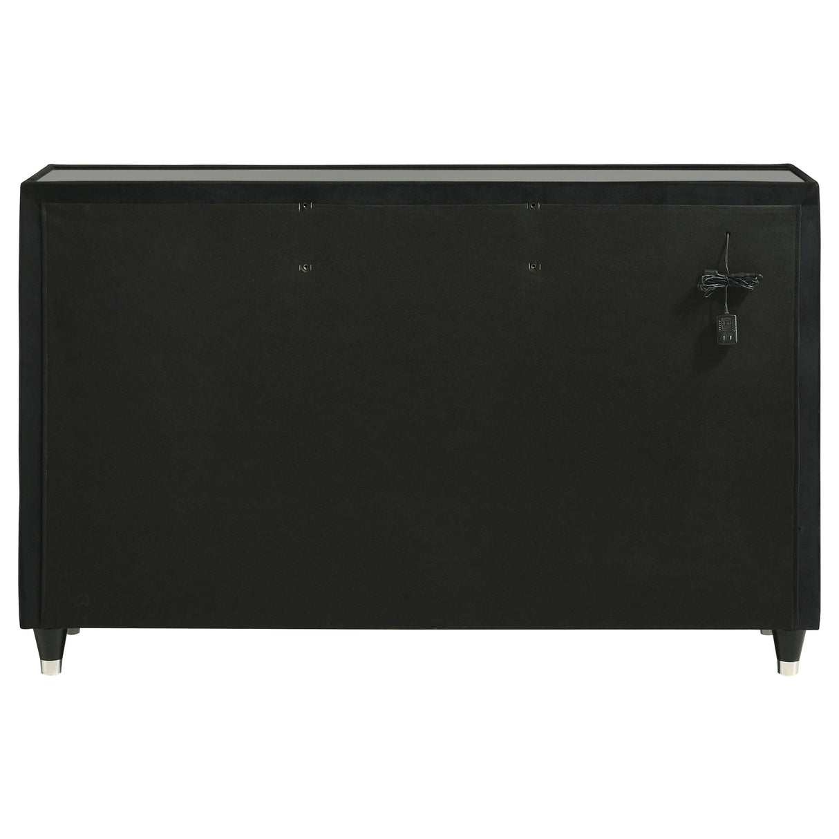 Lorient Black 8-drawer LED Bedroom Dresser Cabinet by Coaster at Eve Furniture