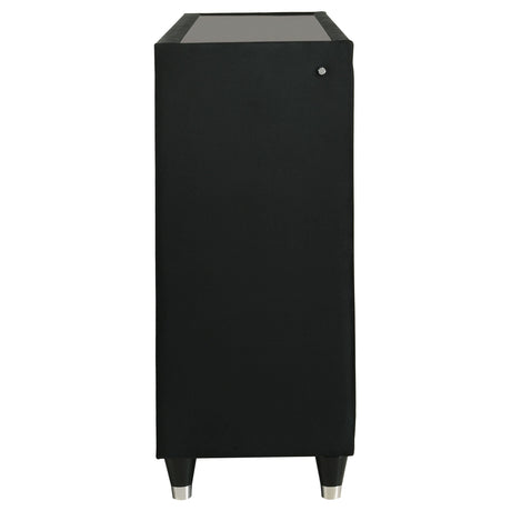 Lorient Black 8-drawer LED Bedroom Dresser Cabinet by Coaster at Eve Furniture