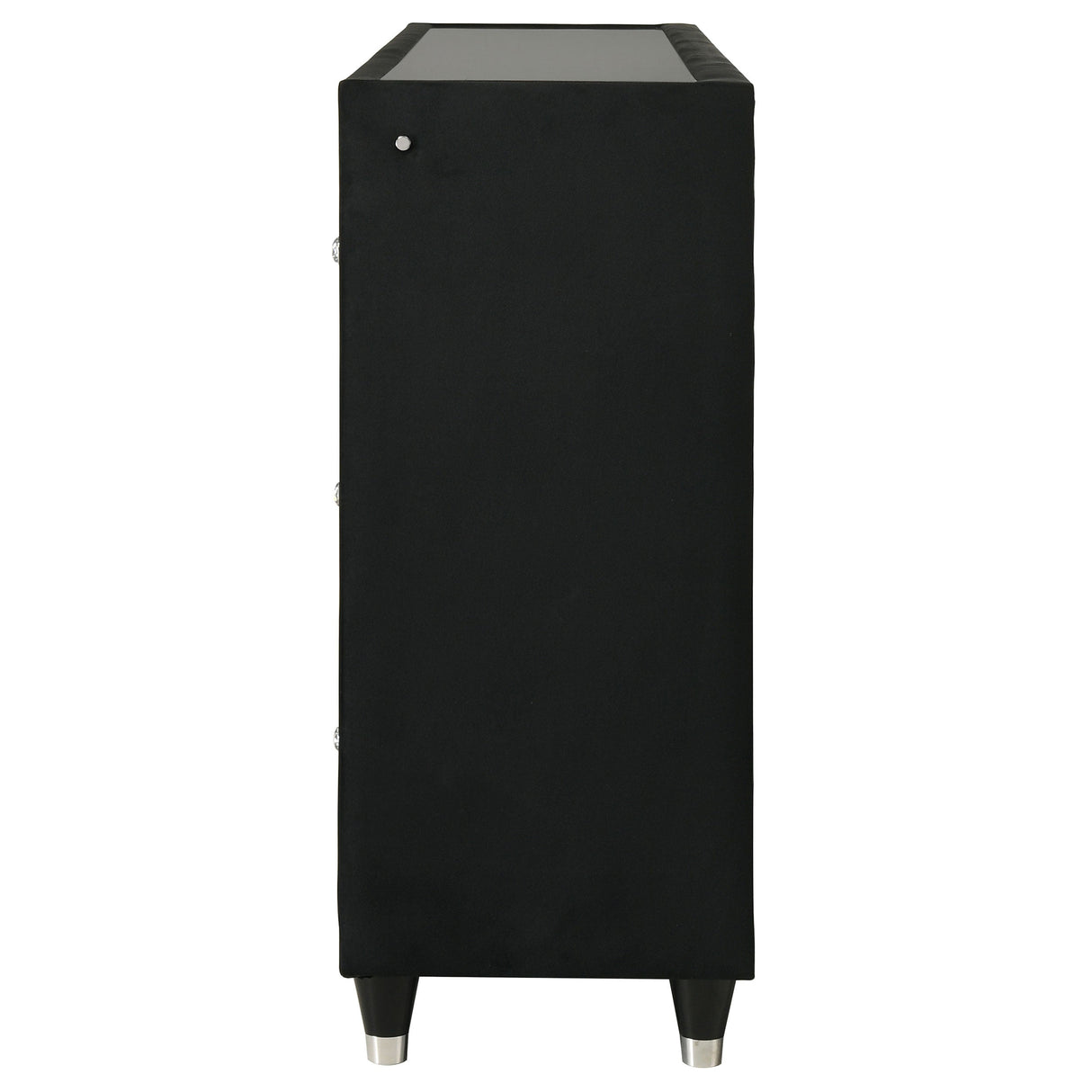 Lorient Black 8-drawer LED Bedroom Flame Box Dresser by Coaster at Eve Furniture