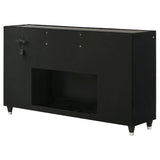 Lorient Black 8-drawer LED Bedroom Flame Box Dresser by Coaster at Eve Furniture