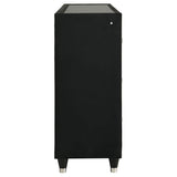 Lorient Black 8-drawer LED Bedroom Flame Box Dresser by Coaster at Eve Furniture