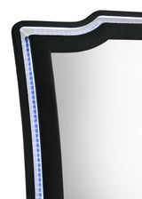 Lorient Black LED Dresser Mirror by Coaster at Eve Furniture
