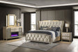 Lorient Ivory and Camel 4-Piece California King Bedroom Set by Coaster at Eve Furniture