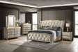 Lorient Ivory and Camel 5-Piece California King Bedroom Set by Coaster at Eve Furniture