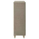 Lorient Ivory/Camel 5-drawer LED Chest of Drawers by Coaster at Eve Furniture