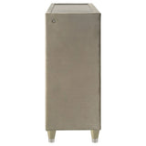 Lorient Ivory/Camel 8-drawer LED Bedroom Dresser Cabinet by Coaster at Eve Furniture
