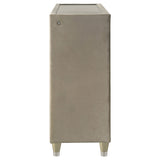 Lorient Ivory/Camel 8-drawer LED Bedroom Dresser Cabinet by Coaster at Eve Furniture