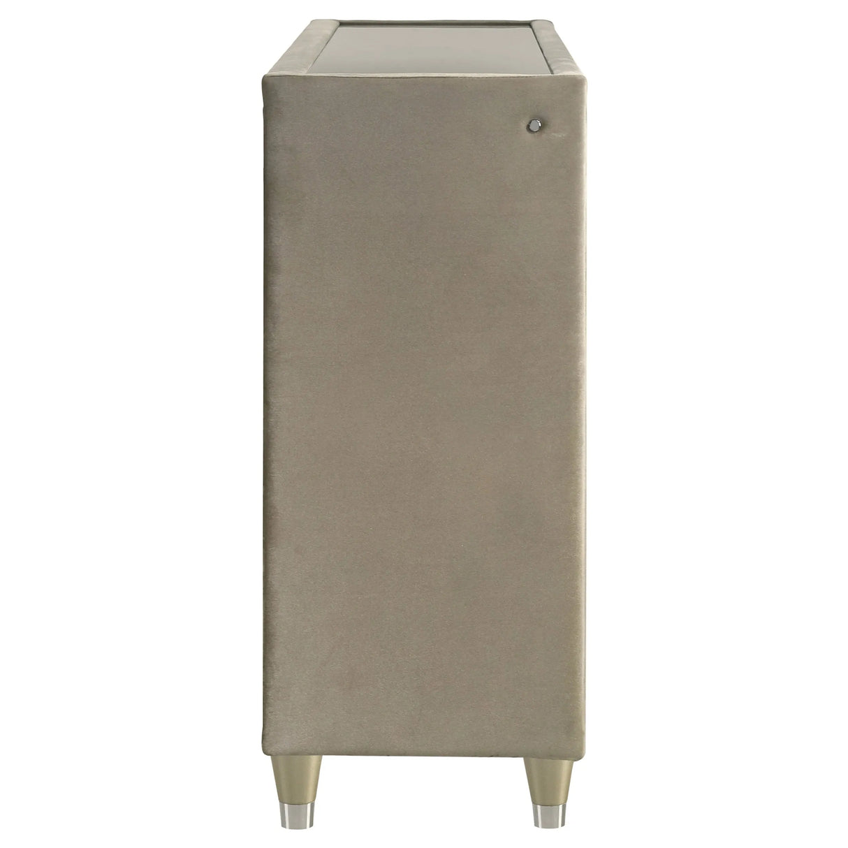Lorient Ivory/Camel 8-drawer LED Bedroom Dresser Cabinet by Coaster at Eve Furniture