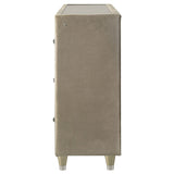 Lorient Ivory/Camel 8-drawer LED Bedroom Flame Box Dresser by Coaster at Eve Furniture