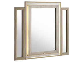 Lorient Ivory/Camel LED Dresser Mirror by Coaster at Eve Furniture