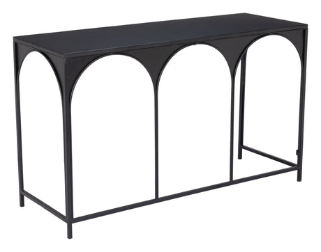 Loriet Black Console Table by Zuomod at Eve Furniture