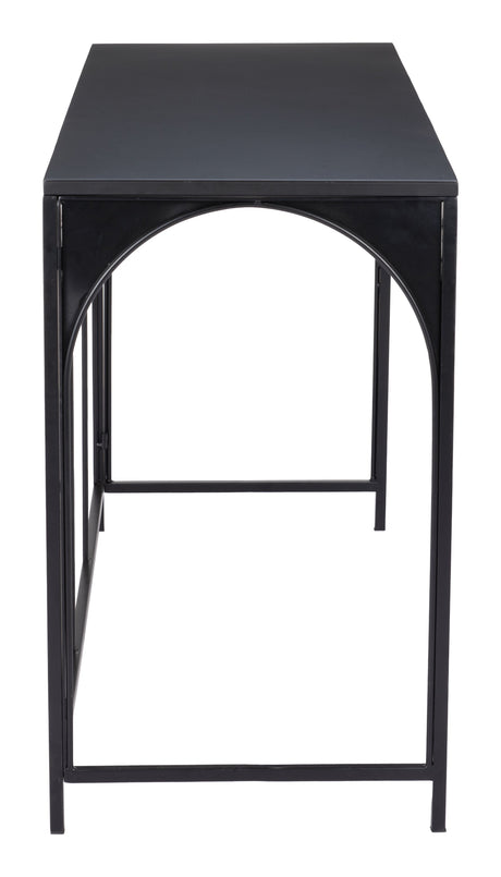 Loriet Black Console Table by Zuomod at Eve Furniture