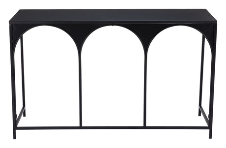 Loriet Black Console Table by Zuomod at Eve Furniture