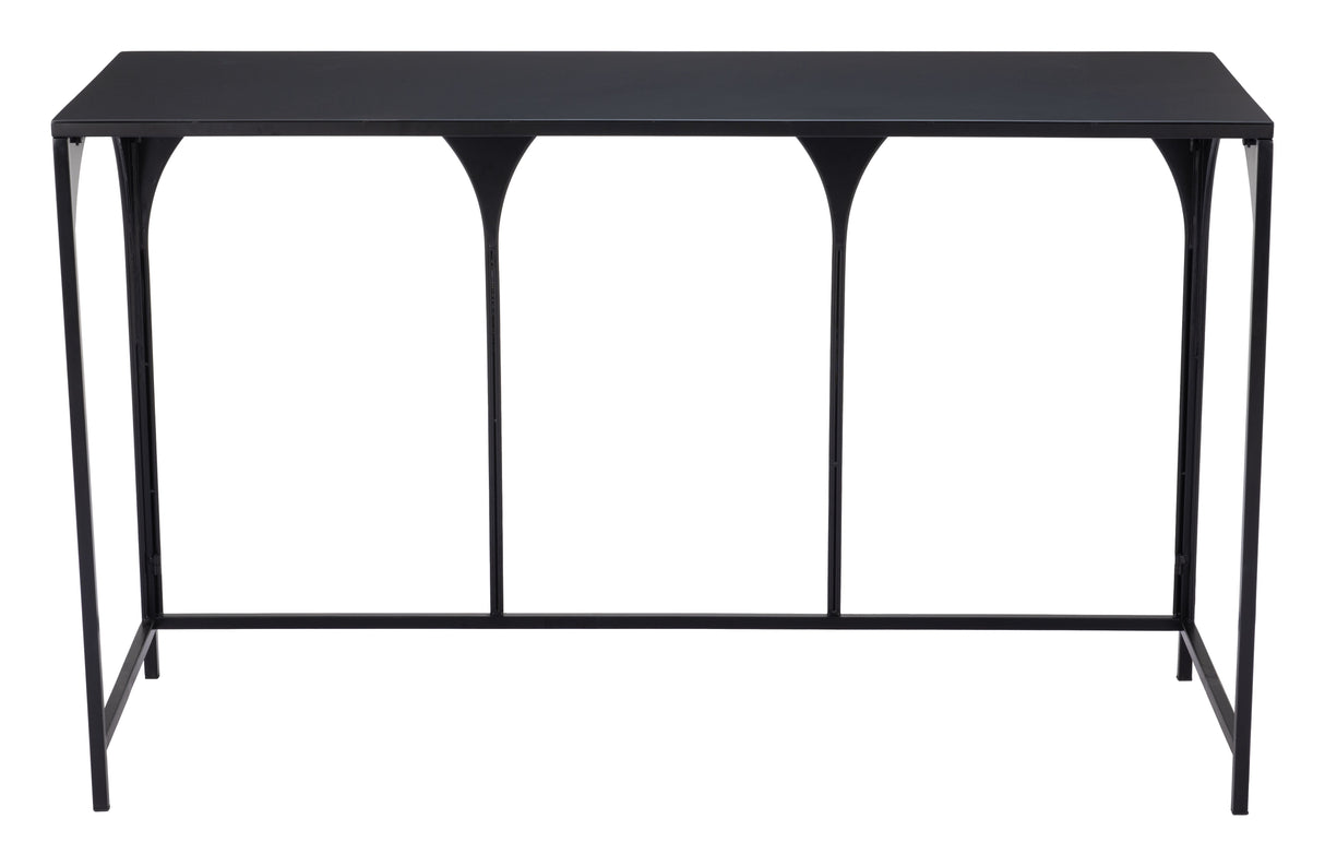Loriet Black Console Table by Zuomod at Eve Furniture