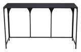 Loriet Black Console Table by Zuomod at Eve Furniture