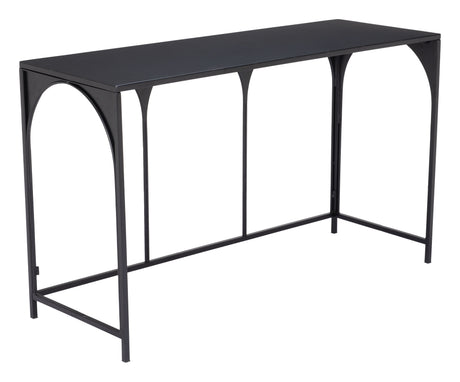Loriet Black Console Table by Zuomod at Eve Furniture