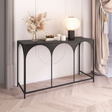 Loriet Black Console Table by Zuomod at Eve Furniture