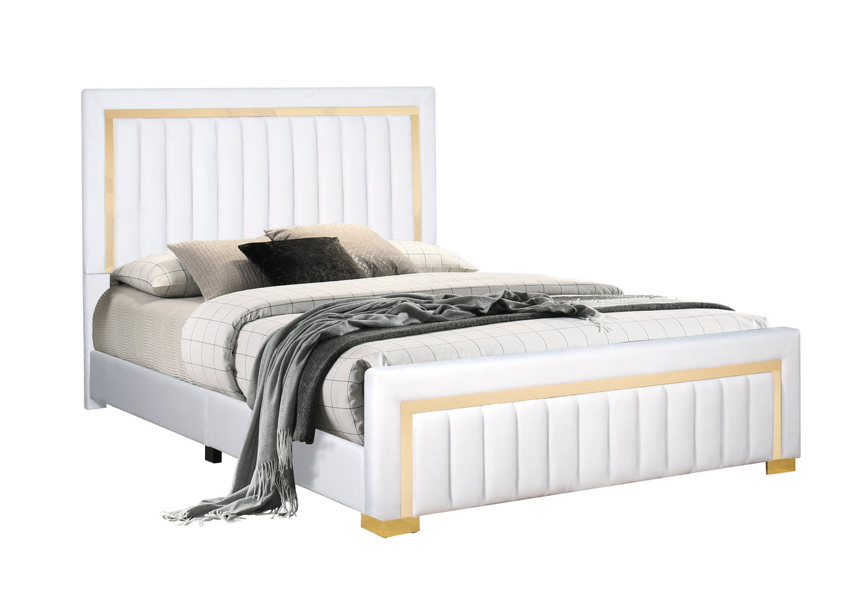 Loris Beige Queen Bed by Happy Homes at Eve Furniture