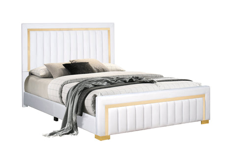 Loris Beige King Bed by Happy Homes at Eve Furniture