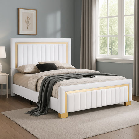 Loris Beige Full Bed by Happy Homes at Eve Furniture