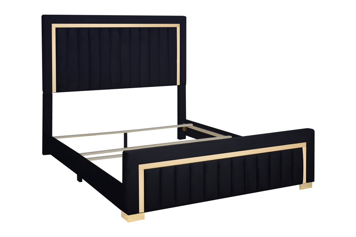 Loris Black Queen Bed by Happy Homes at Eve Furniture