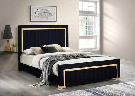 Loris Black Queen Bed by Happy Homes at Eve Furniture