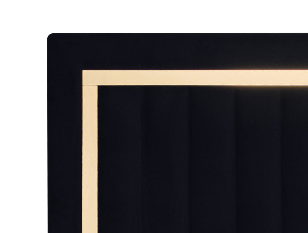 Loris Black Queen Bed by Happy Homes at Eve Furniture