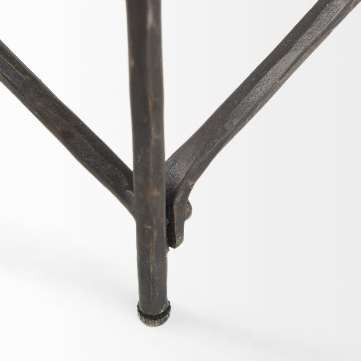 Lorlei I 53.0 X 35.0 X 15.5 White Marble Top W/ X-Shaped Gray Iron Base Coffee Table by Mercana at Eve Furniture