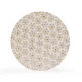 Lorna Capiz Shell Accent Stool by TOV Furniture at Eve Furniture