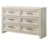 Lorraine Antique White Dresser by Crown Mark at Eve Furniture