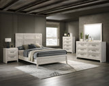 Lorraine Antique White Nightstand by Crown Mark at Eve Furniture