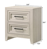 Lorraine Antique White Panel Bedroom Set by Crown Mark at Eve Furniture