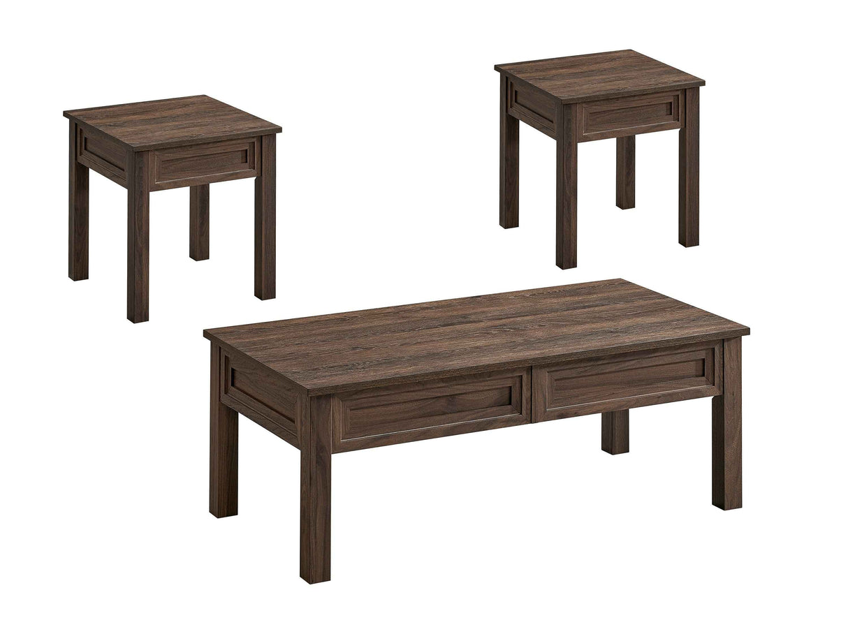 Lorraine Brown 3-Piece Cocktail Set by Crown Mark at Eve Furniture